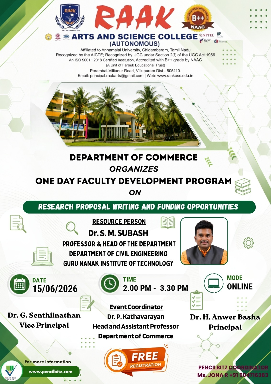RAAK Arts and Science College  